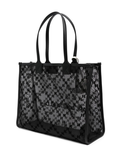 KARL LAGERFELD - LOGO-PRINT TOTE BAG