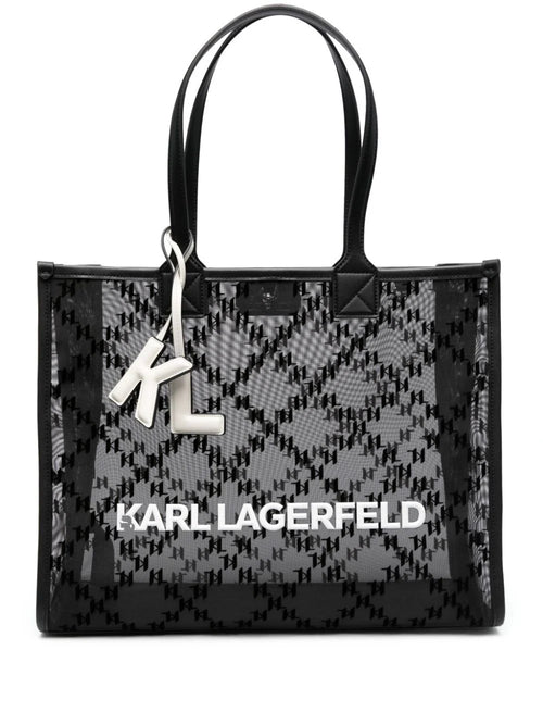 KARL LAGERFELD - LOGO-PRINT TOTE BAG