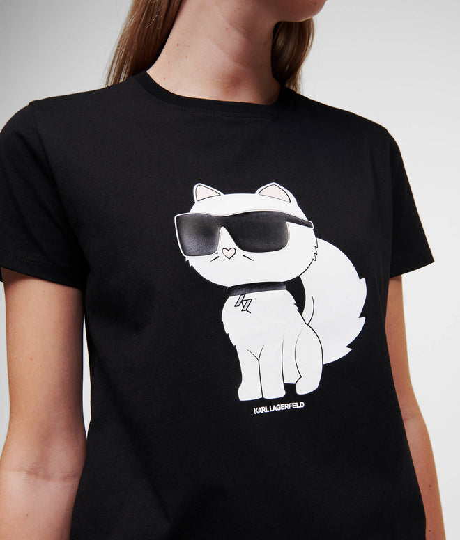 KARL LAGERFELD - KARL IKONIK CHOUPETTE T-SHIRT