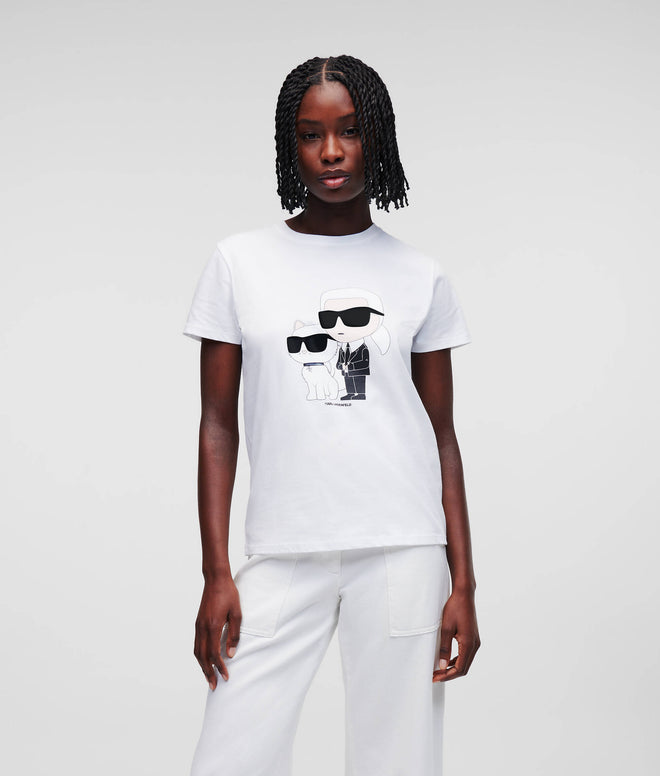 KARL LAGERFELD - KARL IKONIK KARL & CHOUPETTE T-SHIRT