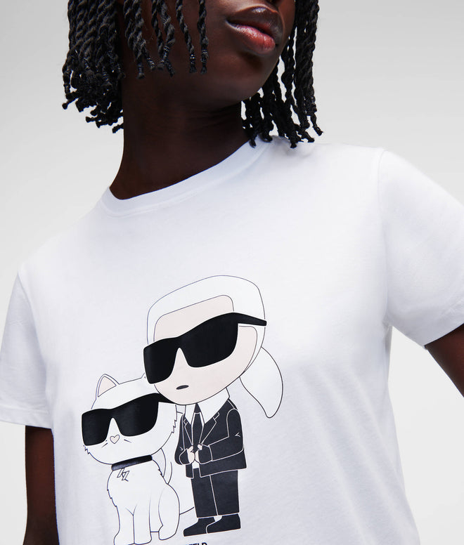 KARL LAGERFELD - KARL IKONIK KARL & CHOUPETTE T-SHIRT