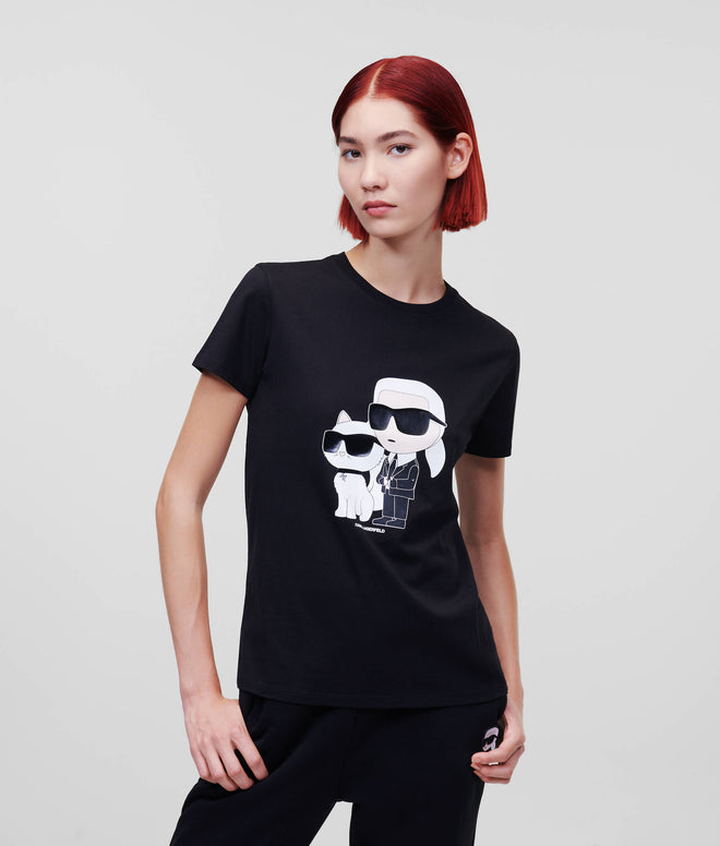 KARL LAGERFELD - KARL IKONIK T-SHIRT KARL E CHOUPETTE