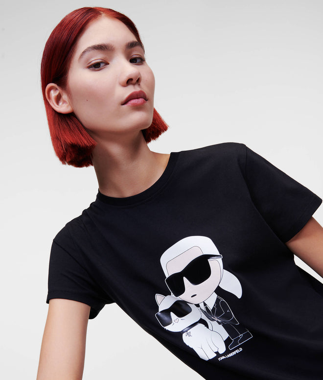 KARL LAGERFELD - KARL IKONIK T-SHIRT KARL E CHOUPETTE