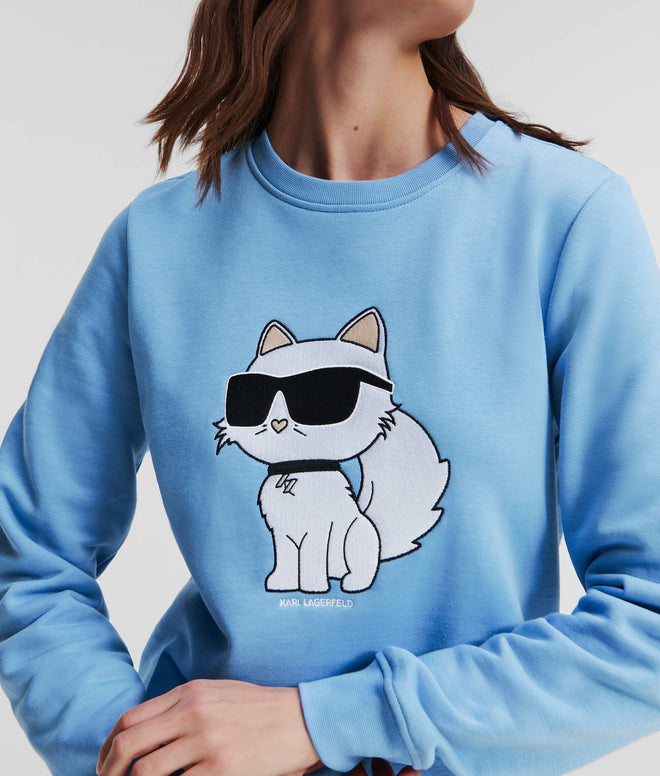 KARL LAGERFELD - KARL IKONIK CHOUPETTE SWEATSHIRT