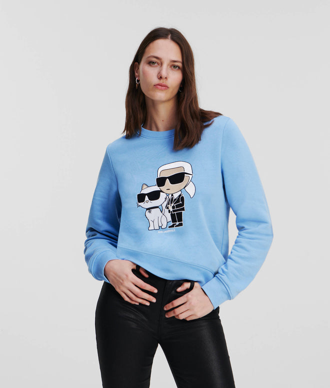 KARL LAGERFELD - KARL IKONIK KARL & CHOUPETTE SWEATSHIRT