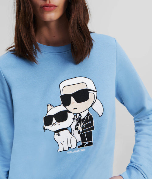 KARL LAGERFELD - KARL IKONIK KARL & CHOUPETTE SWEATSHIRT