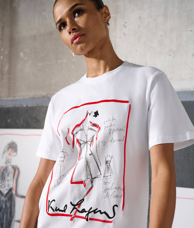 KARL LAGERFELD -KARL ARCHIVE T-SHIRT