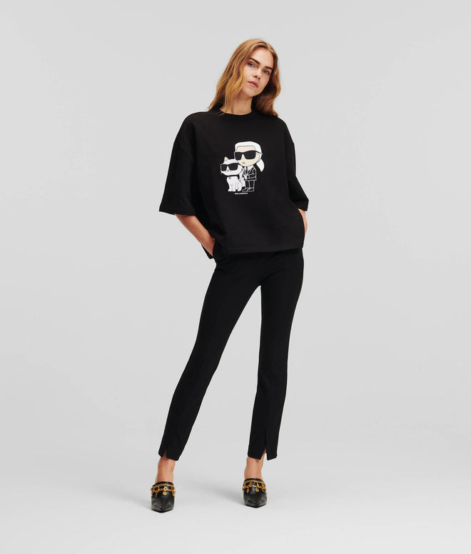 KARL LAGERFELD - IKONIK KARL SHORT-SLEEVED SWEATSHIRT