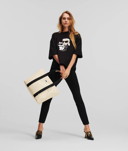 KARL LAGERFELD - IKONIK KARL SHORT-SLEEVED SWEATSHIRT