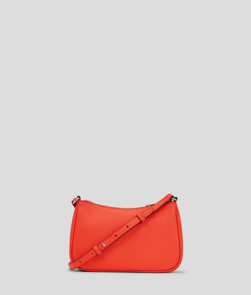 KARL LAGERFELD - RUE ST-GUILLAUME SMALL CROSSBODY  IN POPPY RED