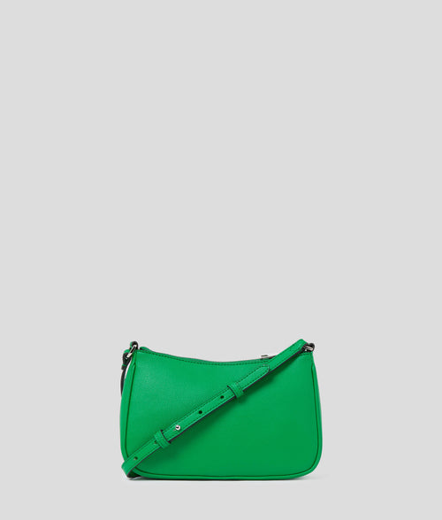 KARL LAGERFELD - RUE ST-GUILLAUME SMALL CROSSBODY  IN BASIL GREEN