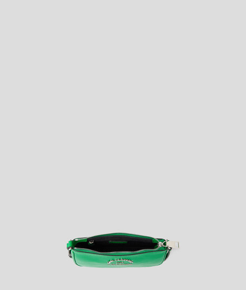 KARL LAGERFELD - RUE ST-GUILLAUME SMALL CROSSBODY  IN BASIL GREEN