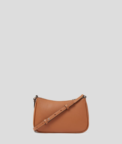 KARL LAGERFELD - RUE ST-GUILLAUME SMALL CROSSBODY IN BROWN