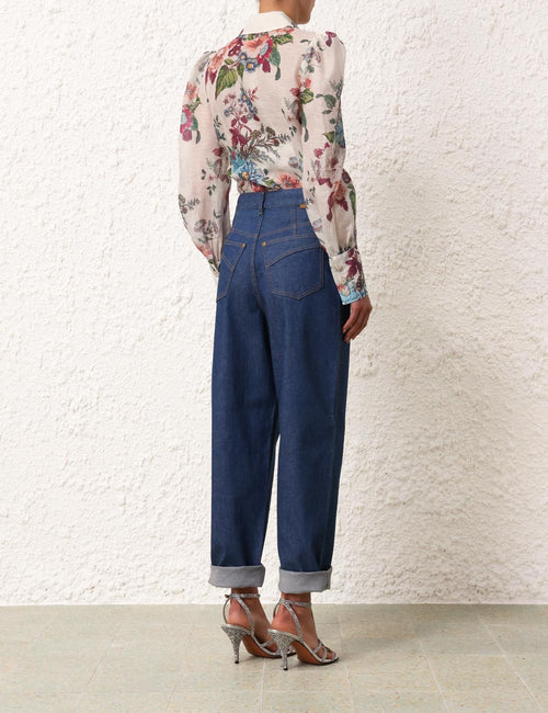 ZIMMERMANN - MATCHMAKER FLORAL BODY SHIRT