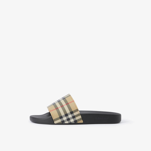 BURBERRY Check Print Slides