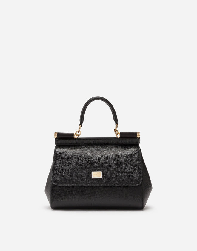 DOLCE & GABBANA Small dauphine leather Sicily bag