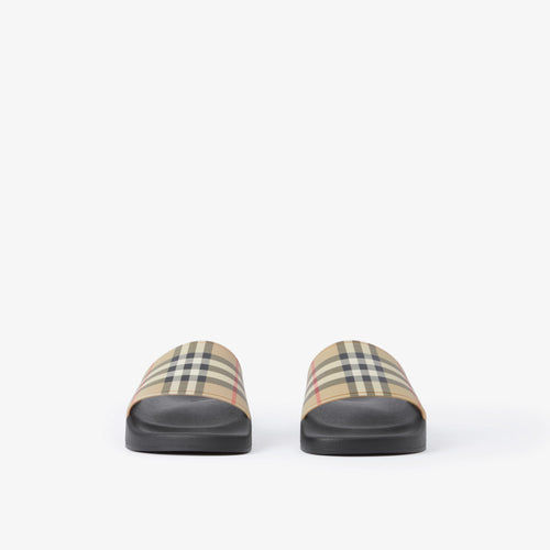 BURBERRY Check Print Slides