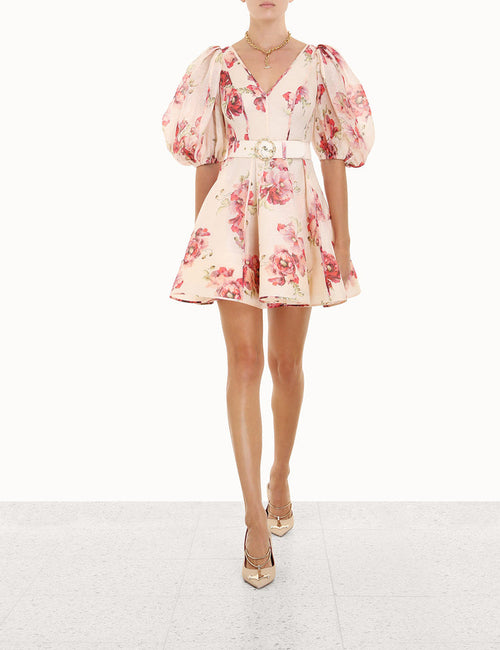 ZIMMERMANN - HIGH TIDE PUFF SLEEVE MINI