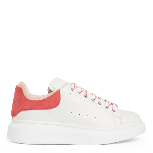 Alexander McQueen Oversized Sneakers in White Leather