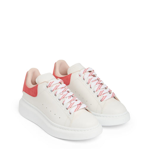 Alexander McQueen Oversized Sneakers in White Leather