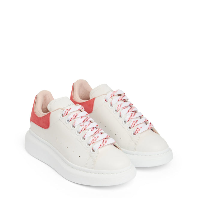 Alexander McQueen Oversized Sneakers in White Leather