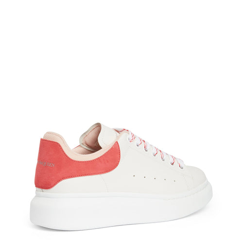 Alexander McQueen Oversized Sneakers in White Leather