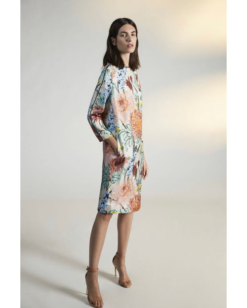 WINDSOR Silk Floral Dress