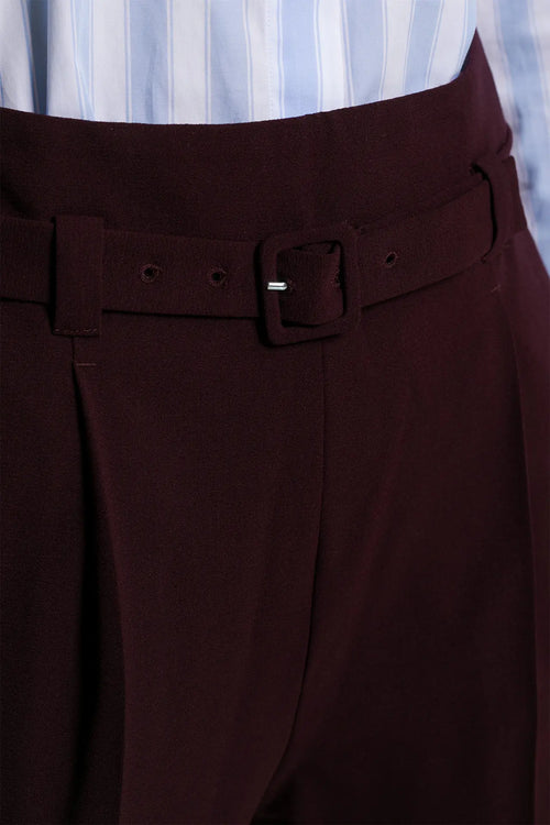 WINDSOR Business Trousers Burgundy