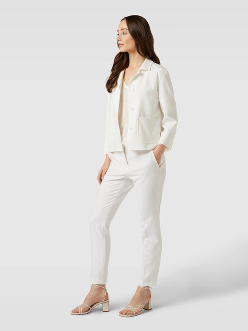 WINDSOR Fabric Trousers With Side Pockets In Off-White