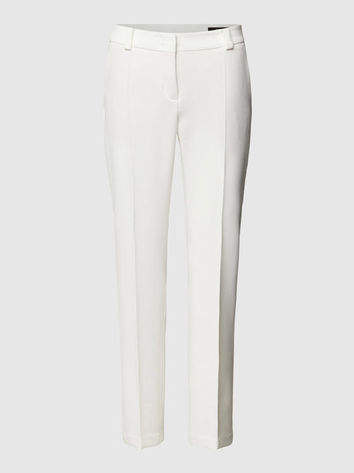 WINDSOR Fabric Trousers With Side Pockets In Off-White