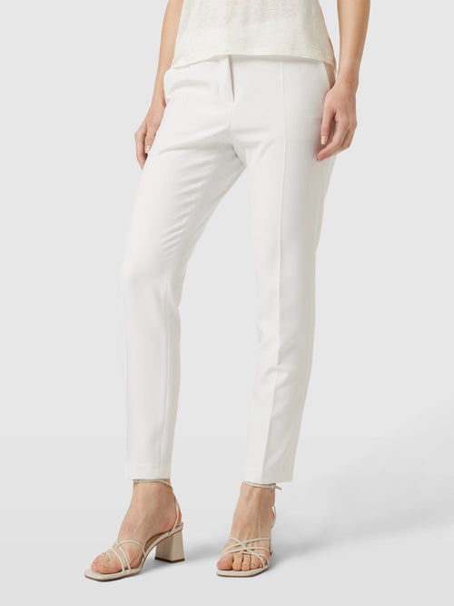 WINDSOR Fabric Trousers With Side Pockets In Off-White