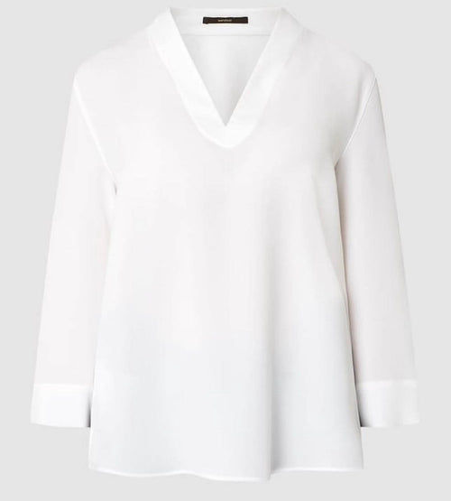 WINDSOR V-Neck- In White