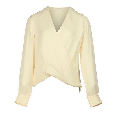 Joseph Neal Blouse in Cream Silk White