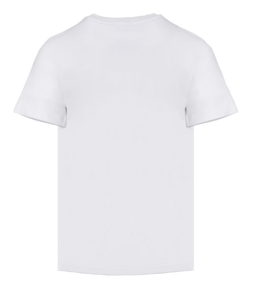 S Max Mara Crew Neck Cotton Short Sleeves Logo T-Shirt