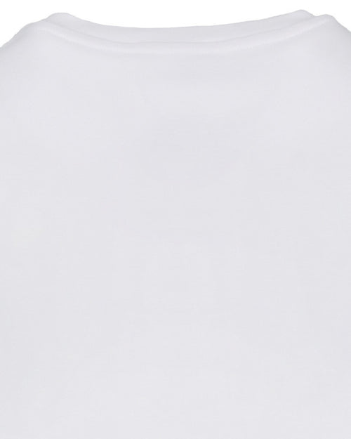 S Max Mara Crew Neck Cotton Short Sleeves Logo T-Shirt