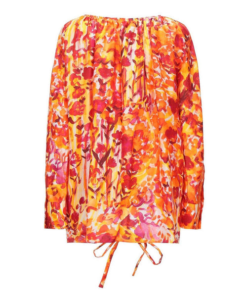 MARNI Orange Multicolor Blouse