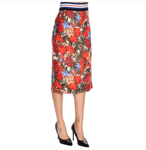 MARNI Red Women's Midi Skirt