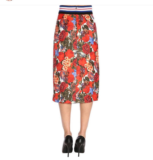 MARNI Red Women's Midi Skirt