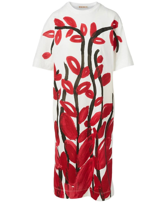 MARNI Cotton T-Shirt Dress