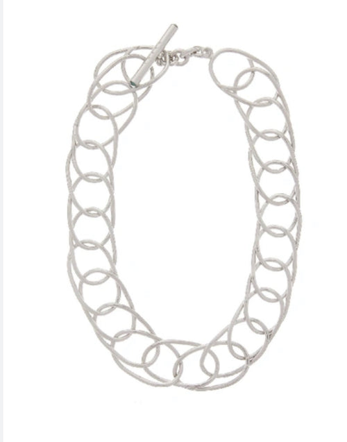 MARNI Looped Open-chain Necklake in Silver