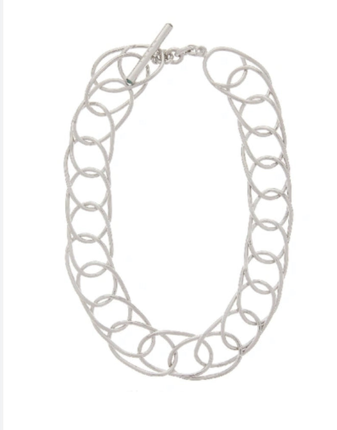 MARNI Looped Open-chain Necklake in Silver