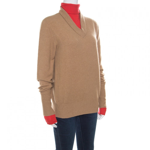 JOSEPH Camel Brown Sweater