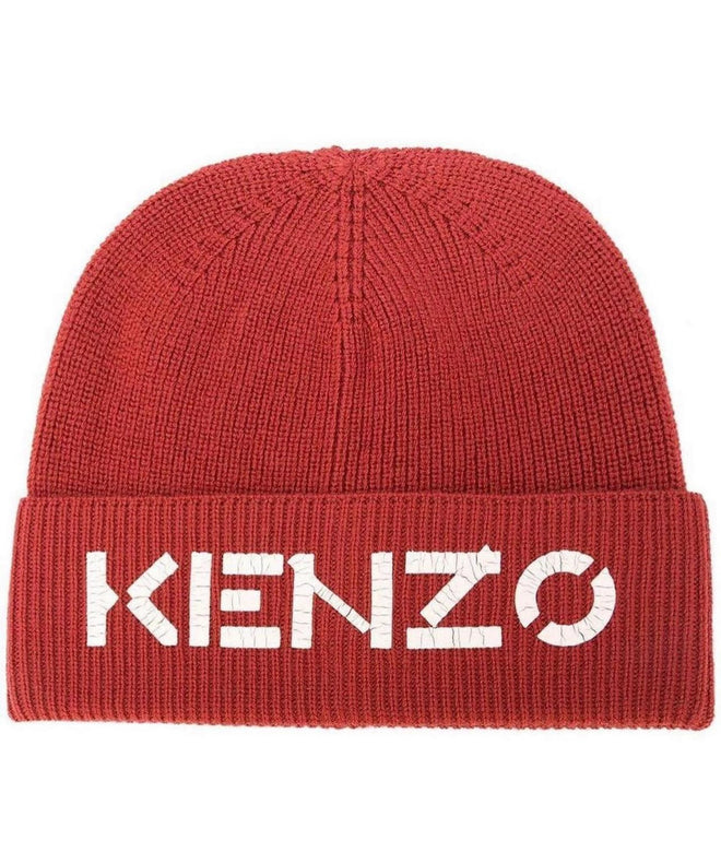 KENZO Painted Logo Beanie