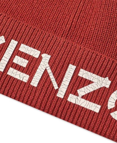 KENZO Painted Logo Beanie