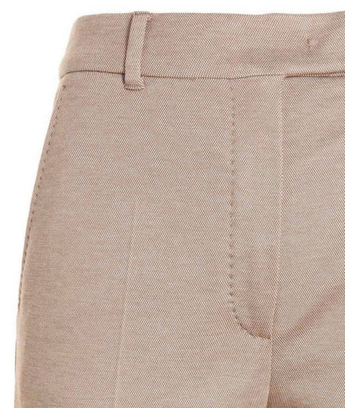 MAXMARA STUDIO Leda Women's Trousers In Viscose Blend Camel Melange