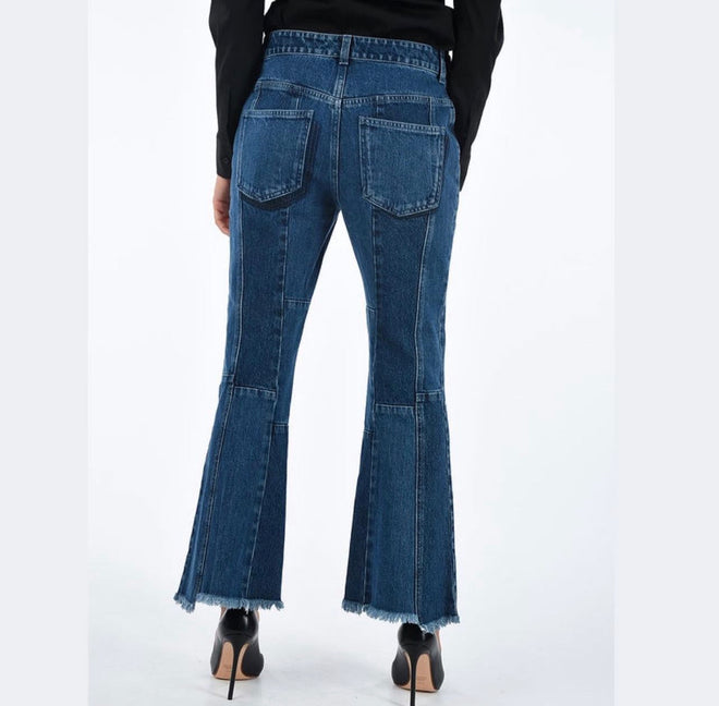 Alexander McQueen Fringed Bootcut Jeans