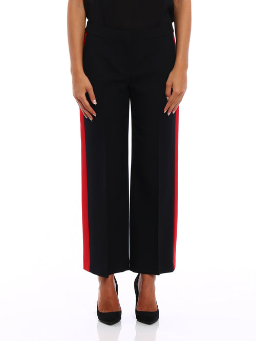 Alexander McQueen Contrasting bands formal trousers