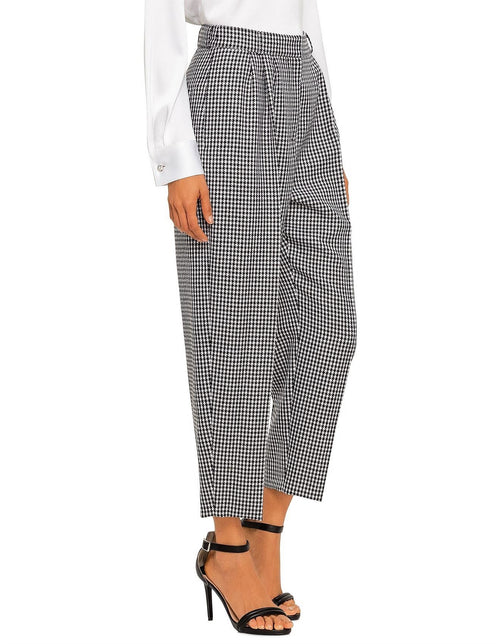 Alexander McQueen Houndstooth High Waisted Pants