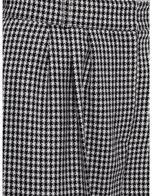 Alexander McQueen Houndstooth High Waisted Pants