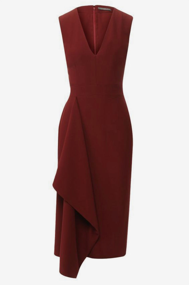 Alexander McQueen V-Neck Dress